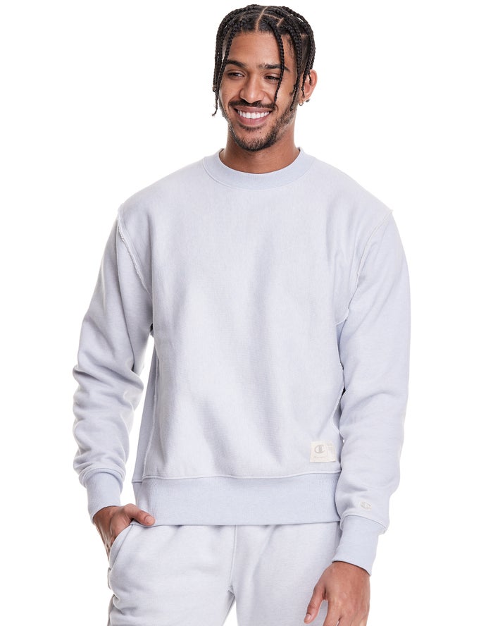 Champion Natural State Reverse Weave Crew Sweatshirt Heren - Grijs - Belgie 2654AWXEY